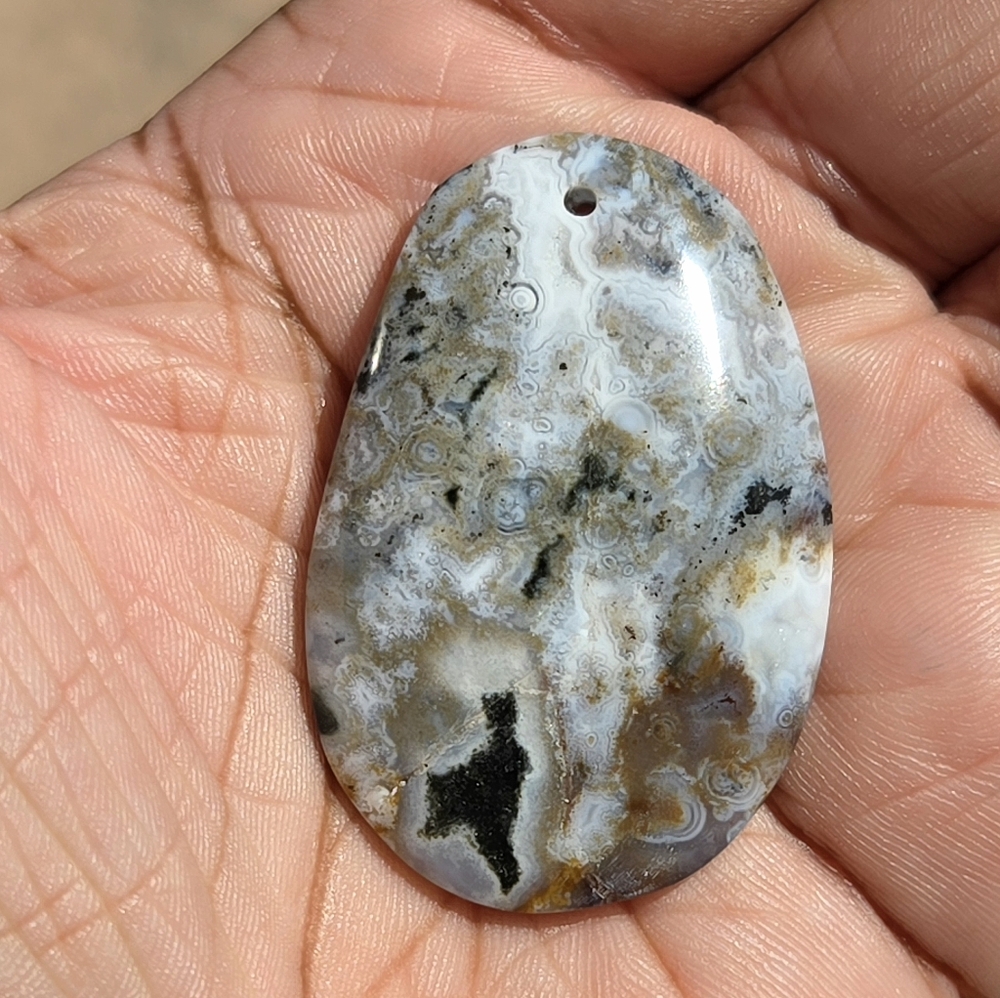 Ocean Jasper Stone Pendant